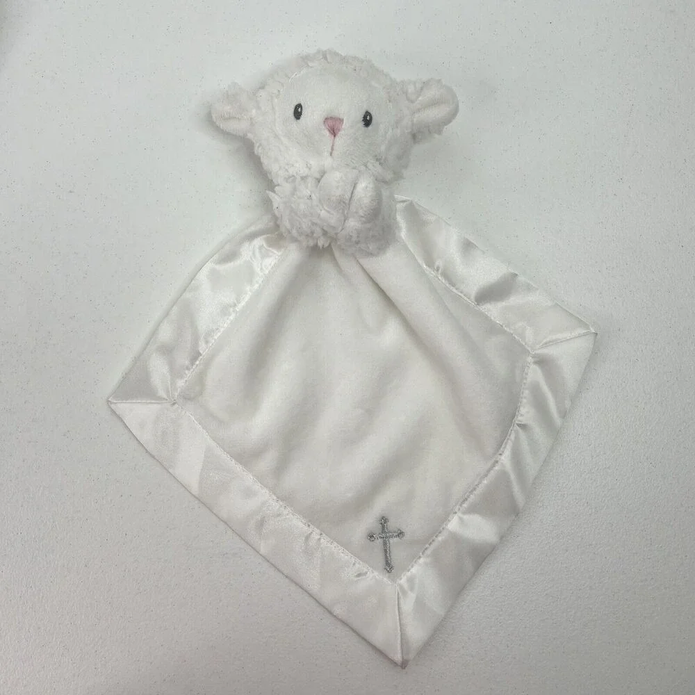 Baby‎ Aspen Bedtime Blessings Prayer Lamb Rattle Lovie Security Blanket Lovey